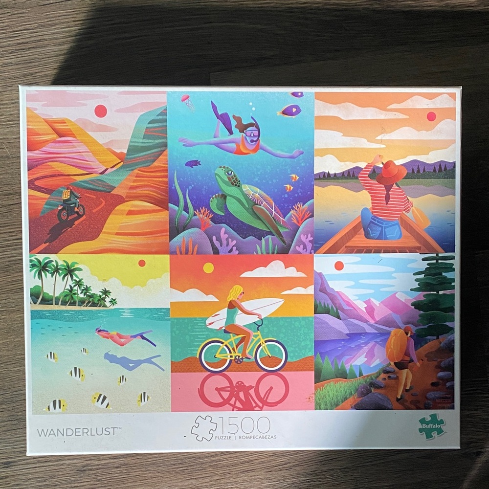 Colorful Puzzle and Card Game Set - Picture 3 of 5